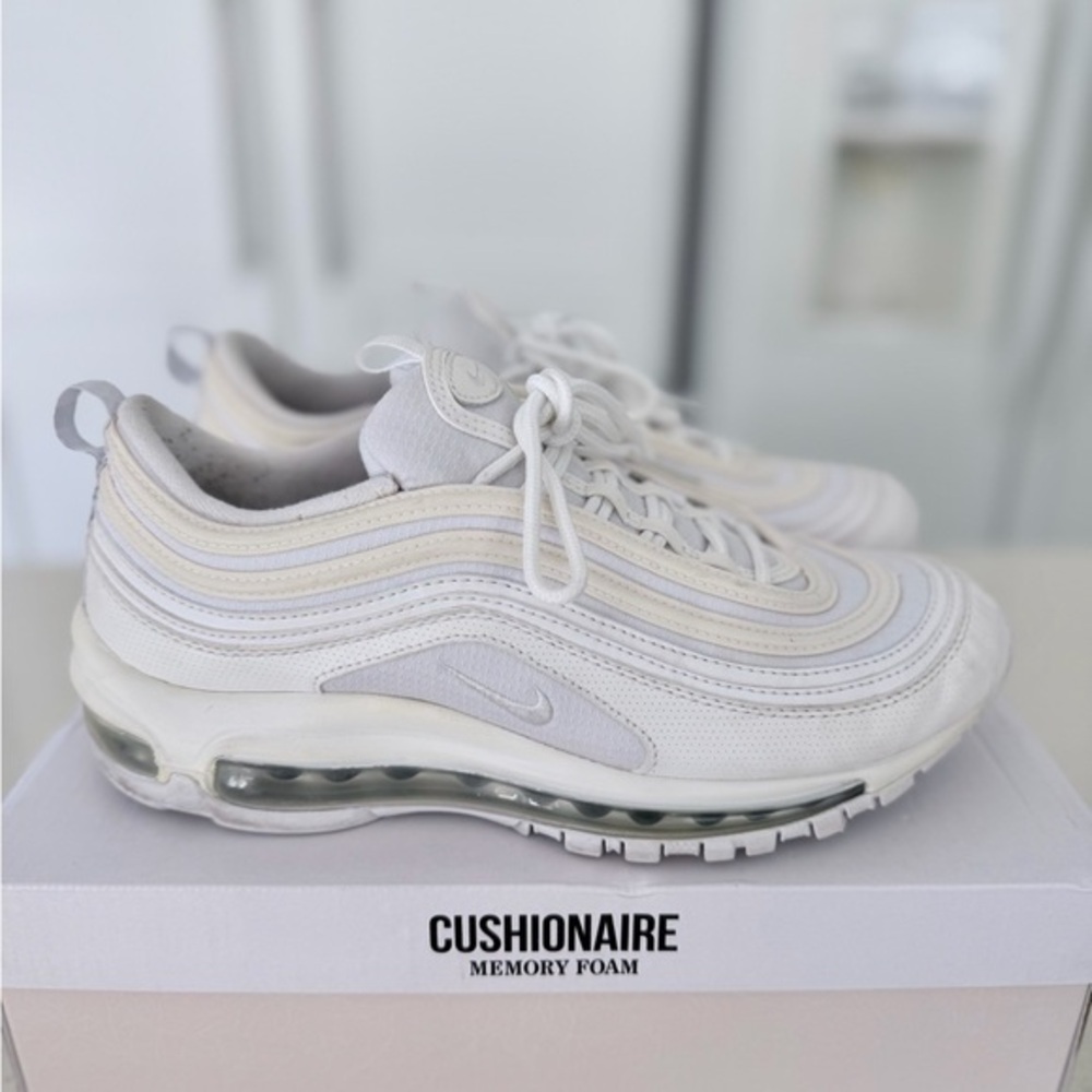 Nike Air Max 97 921522-104 White Casual Shoes Sneakers Men Size 7Y (Womens 8.5)